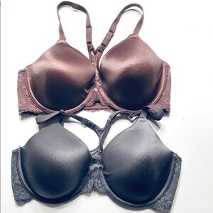 Maidenform Extra Coverage Lace T-Back Bra Bundle